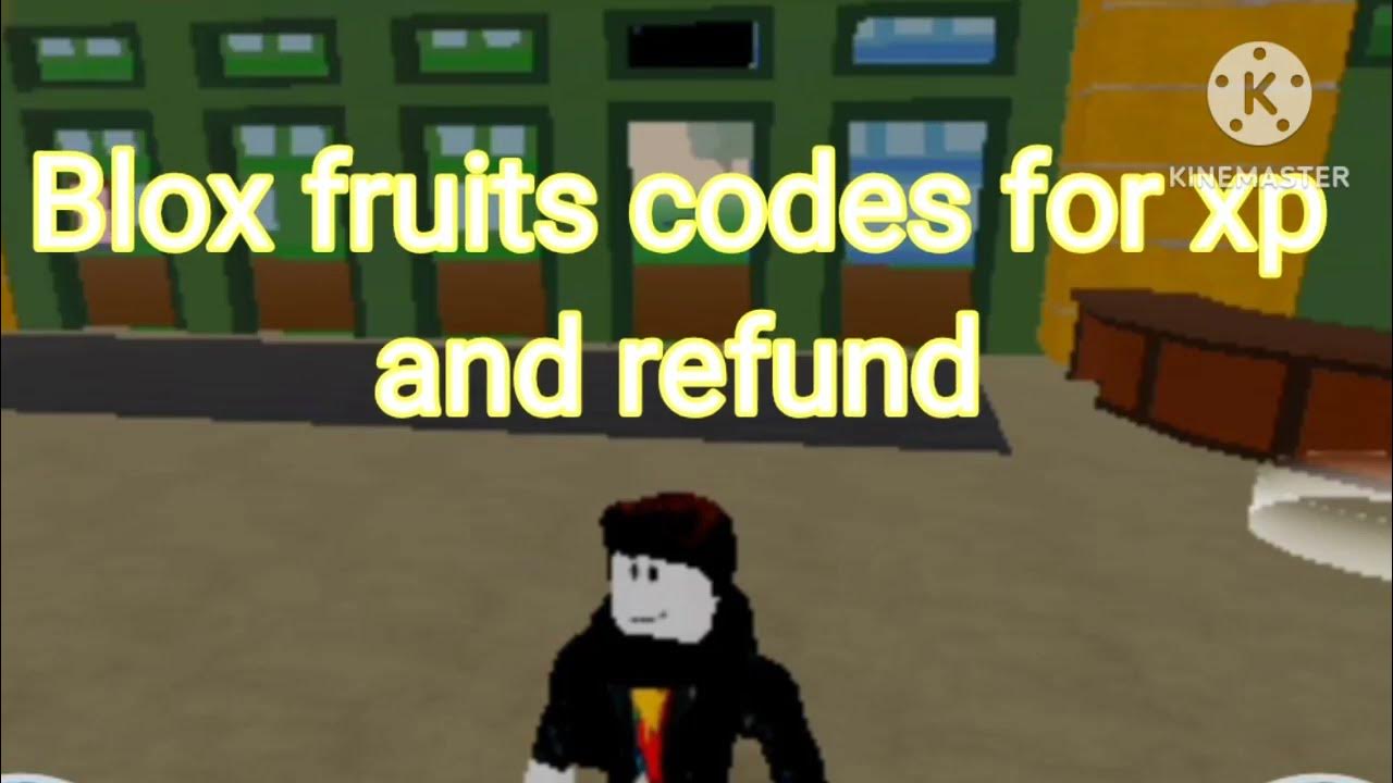 Blox fruits codes for xp and refund YouTube