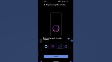 Finger print recognition Animation in Funtouch os 12 #vivo #viral #viralvideo