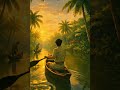 Paddling Through Peace Serene Boat Ride in South Indian Backwaters ✨🌴 #calming #kerala #backwater