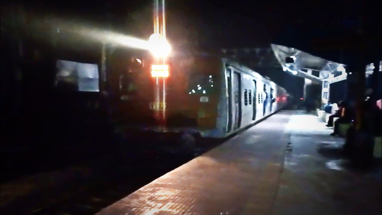 office-time-galloping-train-krishnanagar-city-local-maintain-his-duty