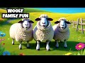 "Sheep Family Sing-Along: 3D Animation Fun!"