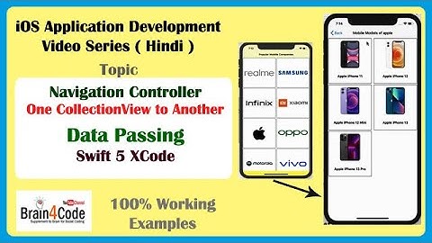 How to Implement CollectionView to Another CollectionView Navigation and Data Passing in Swift 5