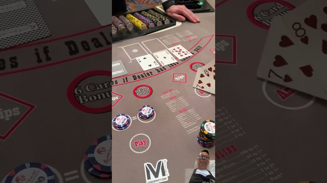 Play UTH, he should play Trips and win 6 to 1