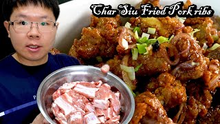 How Chinese Chef Cooks BBQ Char Siu Fried Pork Ribs