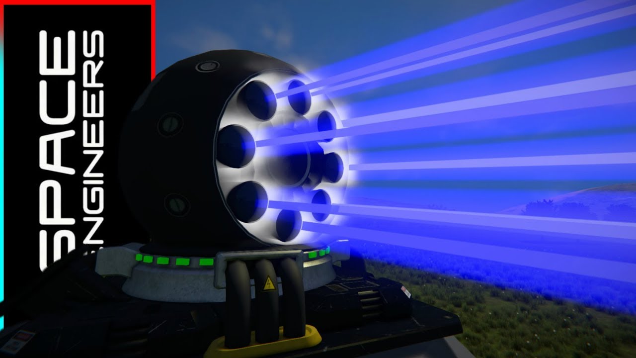 Octo Beam Lasers! - Space Engineers