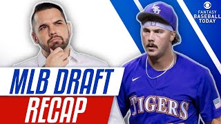 2023 MLB Draft Live Recap and First-Year Player Draft FYPD Rankings! | Fantasy Baseball Advice