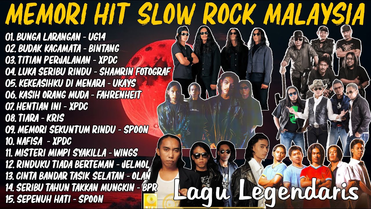 Lagu Slow Rock Malaysia Terbaik - Lagu Jiwang 80/90an - Lagu Malaysia Lama Terbaik