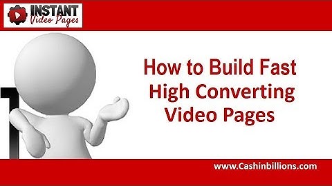Instant Video Pages Review | How to Build High Converting Video Pages