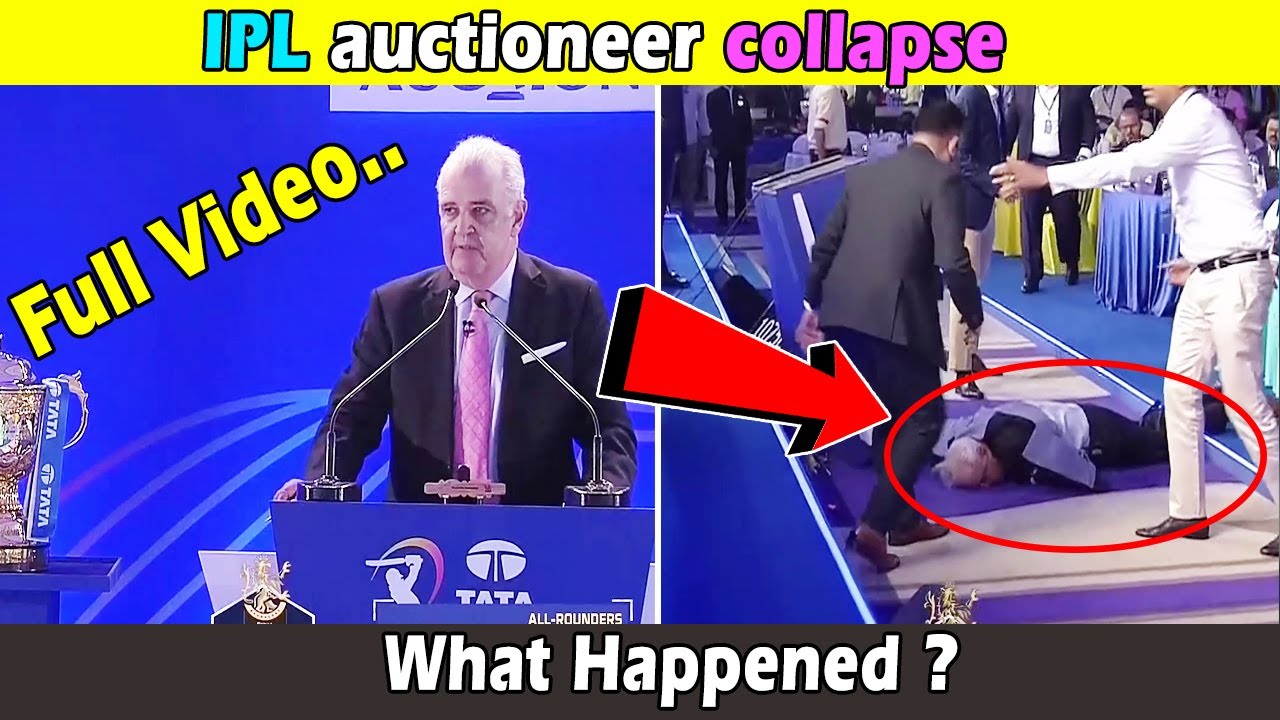 IPL 2022 auction paused as auctioneer Hugh Edmeades collapses ...