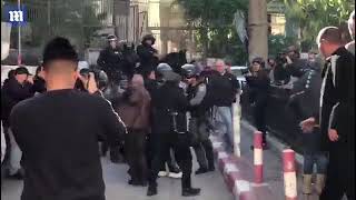 Israeli Police Arrest Woman During Scuffles With Protesters