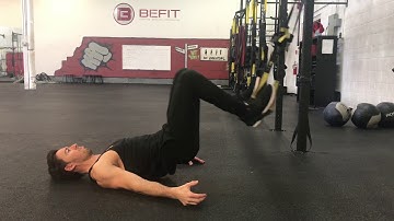 Trx hamstring to trx hip extension complex