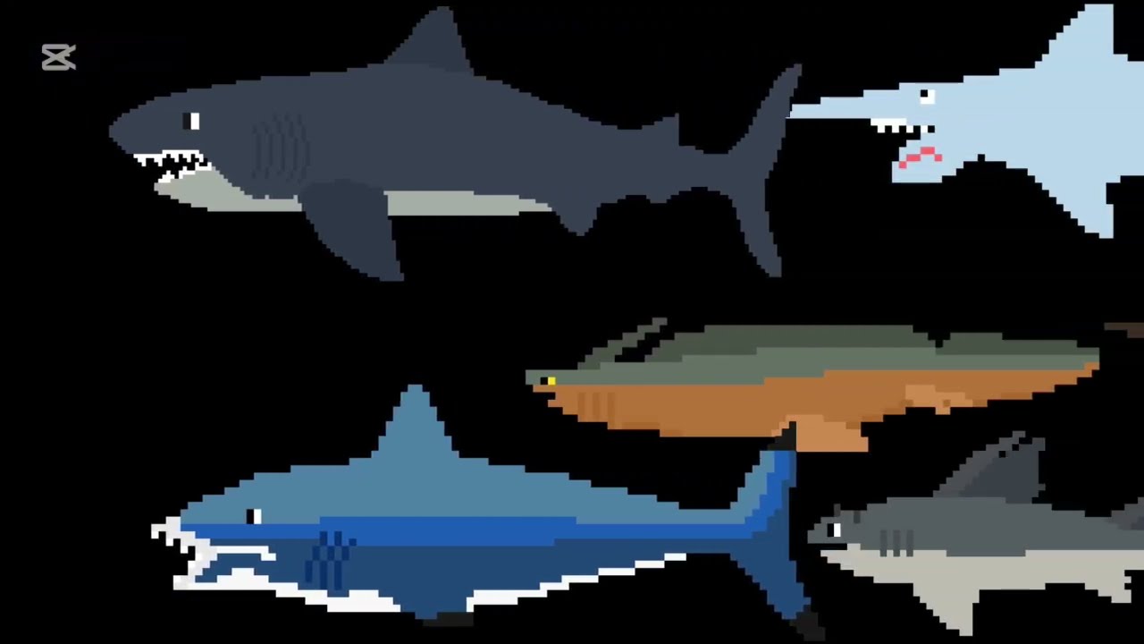 Prehistoric Sharks (8-Bit) - @TheKidsPictureShow