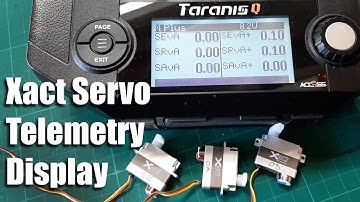 FrSKY Xact FPort 2.0 Servo Telemetry demo