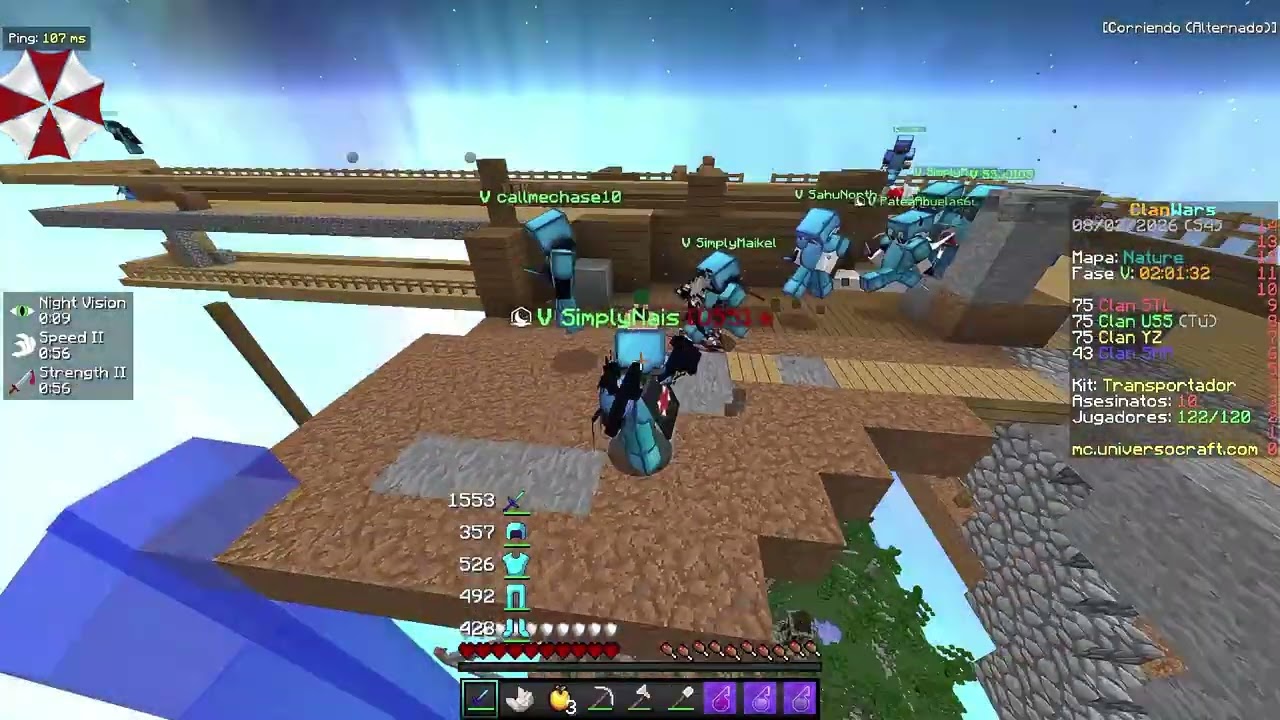 UNIVERSOCRAFT CLAN WAR | USS - STL - SHM - YZ | Gappleamos a todo el clan y Tripletuki.