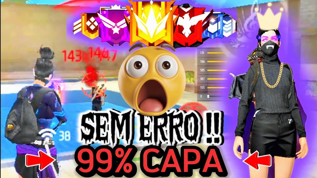 MELHOR SENSIBILIDADE PARA DAR 99% CAPA 😱 EM QUALQUER CELULAR 🔥 !! FREEFIRE 