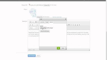 upload link file in CMS