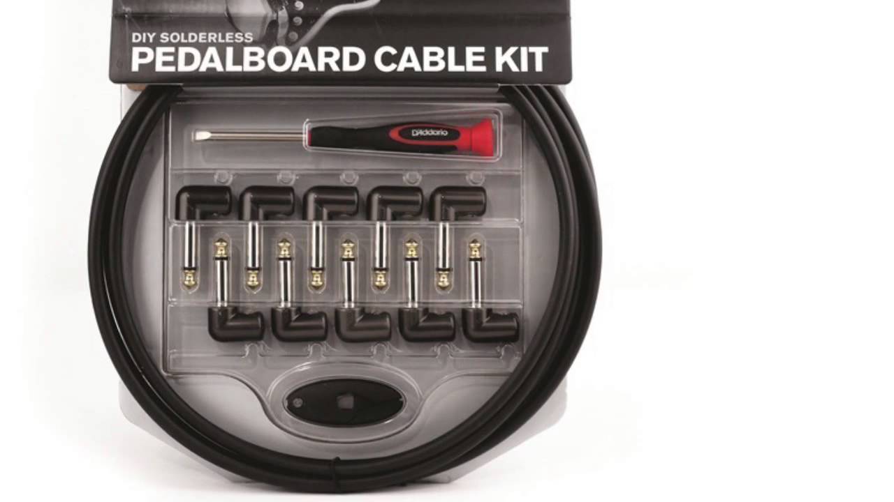 D'Addario NAMM 2015 Pedalboard cable kit YouTube