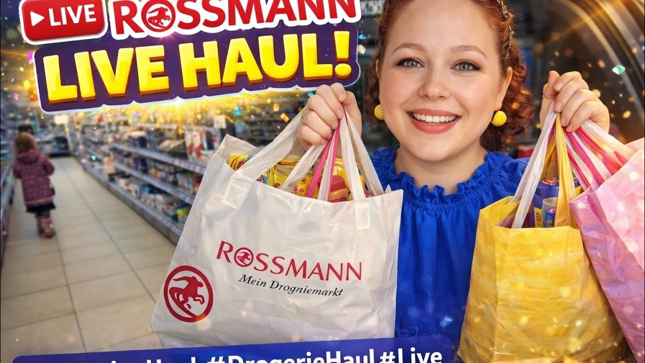 🛍️ Rossmann Live Haul–Beauty, Snacks & mehr! | 🔥 LIVE Rossmann Haul–Meine neuesten Drogerie-Schätze!