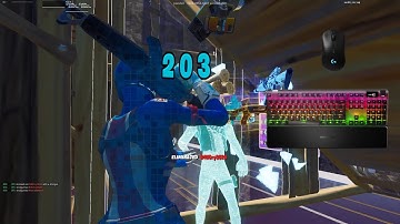 KEYBOARD ASMR 😴 Steelseries apex 7 tkl + Logitech g pro Fortnite creative gameplay USE CODE: K30_30