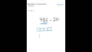Reveal Math Grade 2 Unit 10 Lessons 1 and 2 - Representations for subtracting 3-digit numbers