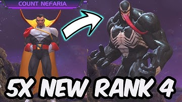 5x New 7 Star Rank 4 Champions - My New God Tier Nukes - Marvel Contest of Champions