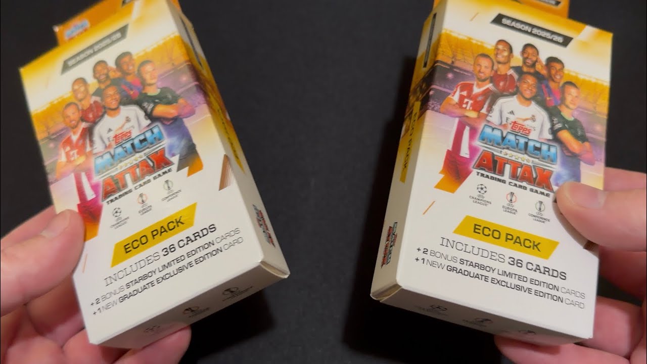Открытие эко-упаковки Match Attax 25/26! 🔥
