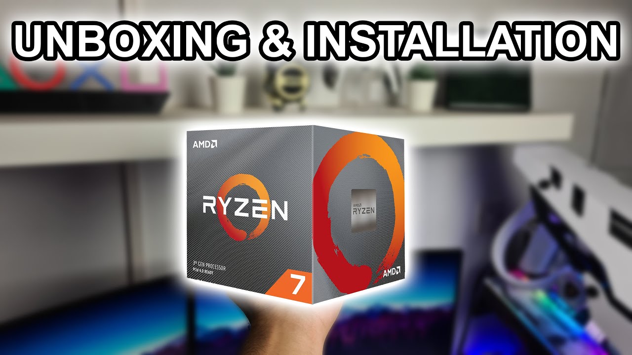 Ryzen 7 3700X Install, CPU RGB Control and Temps 