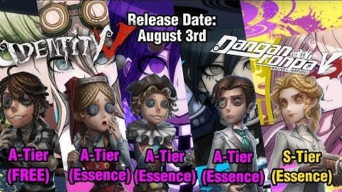 DRV3 CROSSOVER RELEASE DATE!! // Identity V Danganronpa Part 3 Crossover more info!