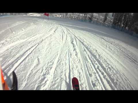 Tyler Walker's Super G training run in Kimberley, BC