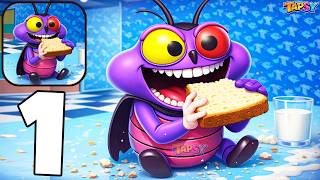 🪳I Am Cockroach Gameplay Walkthrough Part 1 - Sneak And Survive (Android,iOS)