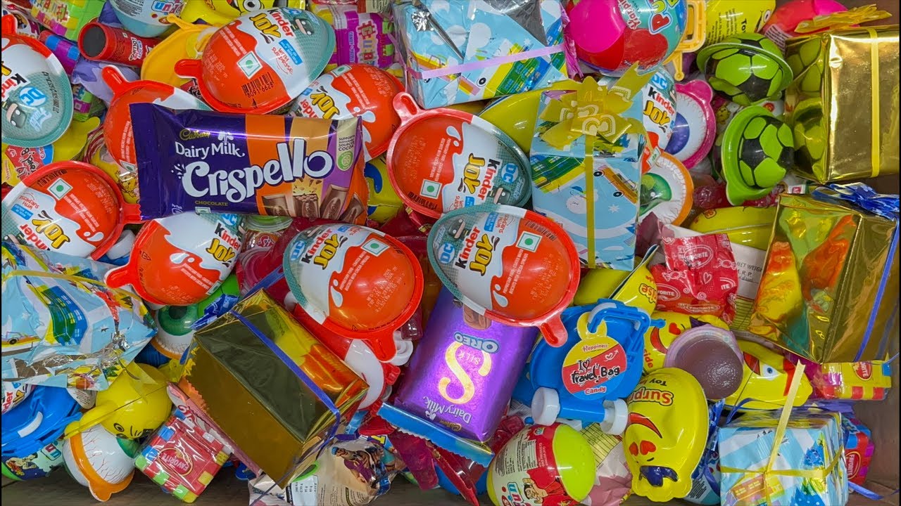 🎁 Satisfaction Kinder Joy Unboxing 😍 | Toys + Chocolates Unboxing | ASMR Live 🛑.. 