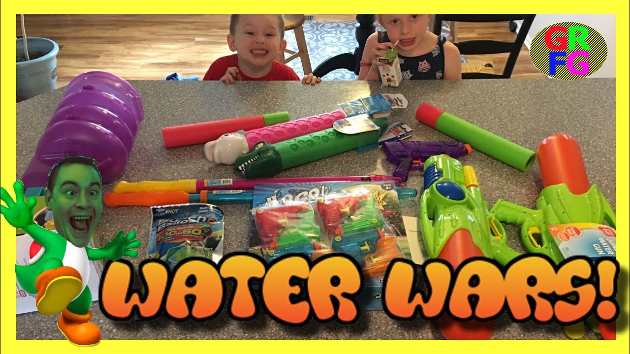 Water Wars Squirt Guns, BunchOBalloons Water Balloons, and Super