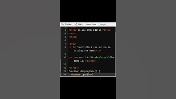 How to display current date and time in web page using JavaScript. #javascript #shorts
