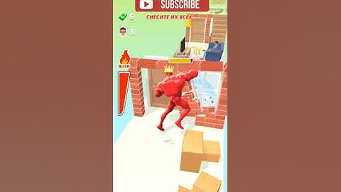 Muscle rush smash running 3D All Levels Android IOS  #shorts