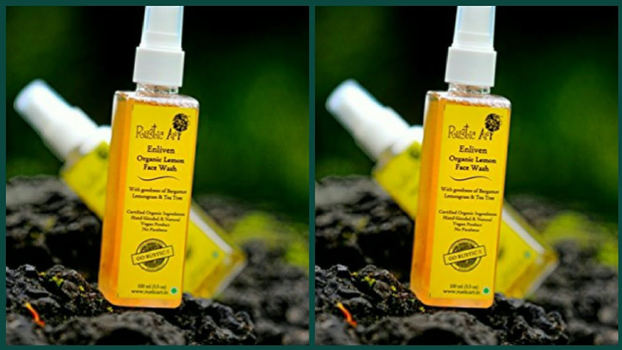 Rustic Art Organic Lemon Face Wash Honest Review || Available On Nykaa