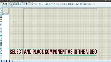 How To Make Simple Circuit with Proteus 8 Professional