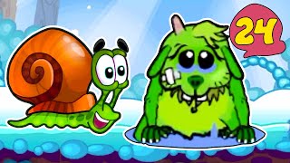 Супер Улитка Боб №24. Зимняя История. Часть 5. Мультик Игра Snail Bob 2 На Канале Хвостик Тв