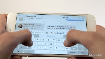 iPhone 6 New Keyboard Review: Smart and Intuitive | Mashable