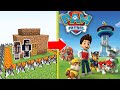 NHỮNG CHÚ CHÓ CỨU HỘ Tấn Công Nhà Được Bảo Vệ Bởi bqThanh và Ốc Trong Minecraft (PAW PATROL)