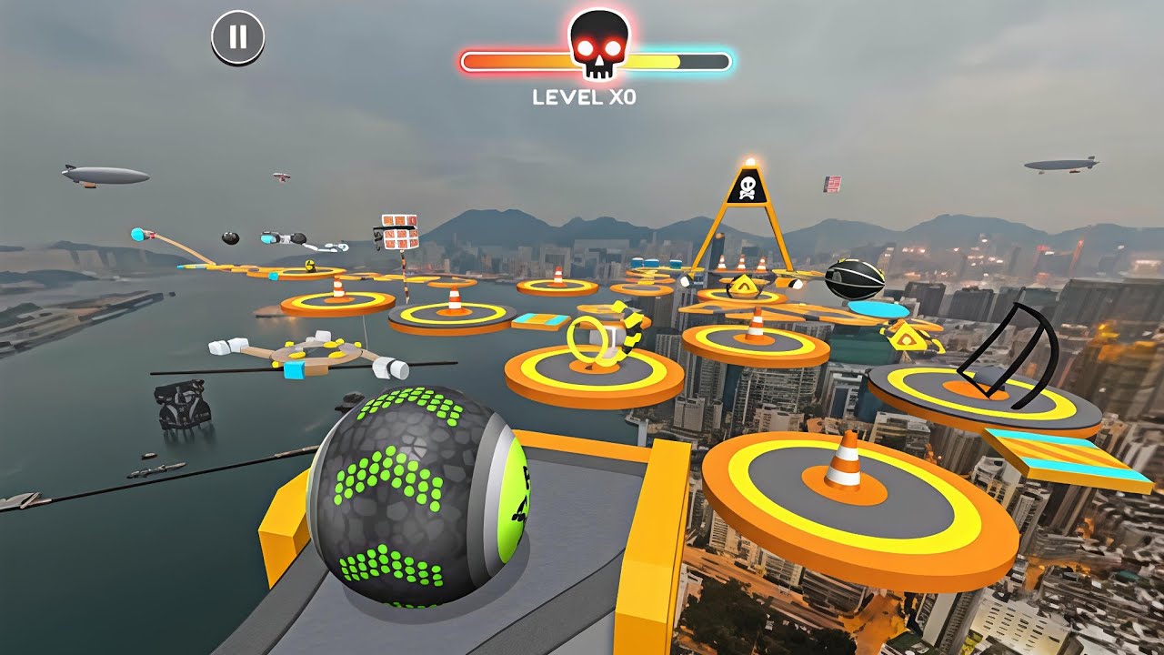 Going Balls Master 3D very fast portal open ASMR ios Walkthrough Android race