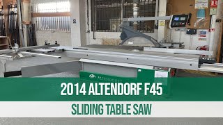 [2014] Altendorf F45 Sliding Table Saw