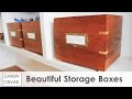 Vintage Style Storage Boxes w/ Splines