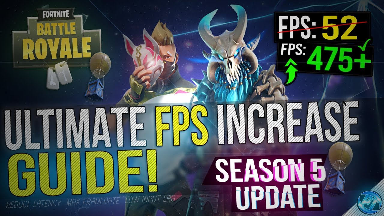 fortnite battle royale dramatically increase performance fps with any setup season 5 - fortnite fps pack season 8