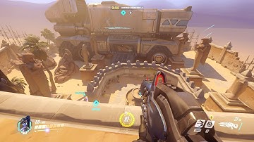 Overwatch: Widowmaker scouts Temple of Anubis