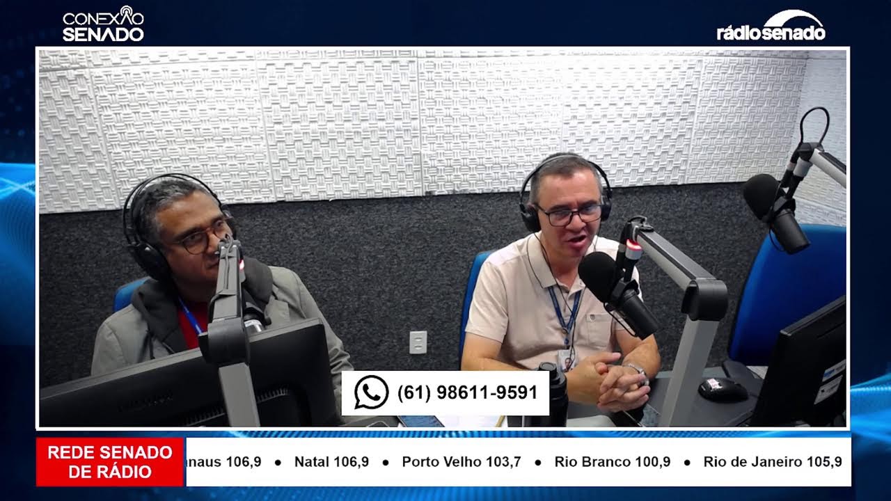 12/08/2025 Conexão Senado Federal Brasília - DF Rádio Senado -  Jornal TV📺 Senado 🇧🇷 Brasil Jornal TV