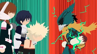 Dark Deku vs Class 1A "Vigilante Deku" (Boku No Hero Academia) | Stick Nodes