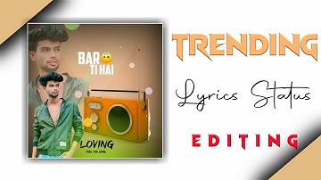 New Trending WhatsApp Status Video Editing 2020 - Kinemaster New Video Editing 2020 - Status Editing