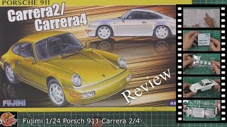 フジミ Carrera 2 1/24スケール Fujimi 1/24 Porsche Carrera 2/4 review - YouTube