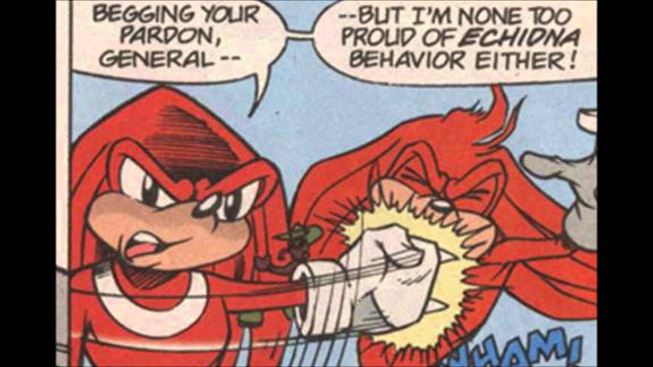 Knuckles the Echidna Comic Issue #22 - YouTube