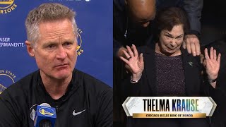 Steve Kerr blasts Bulls fans for booing Jerry Krause during Ring of Honor night
